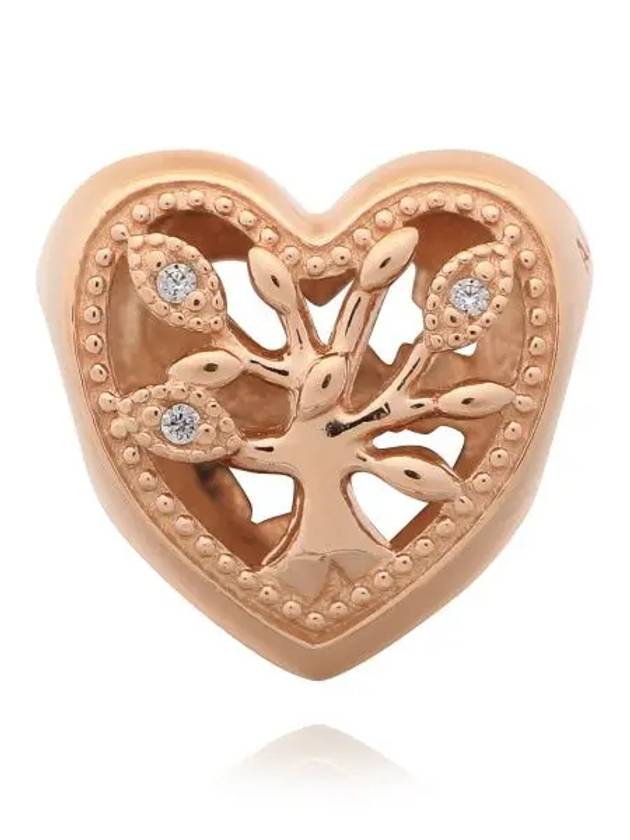 Openwork Family Tree Heart Charm Rose Gold - PANDORA - BALAAN 3