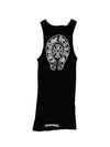 Horse Shoe Tank Top Black Unisex - CHROME HEARTS - BALAAN 1