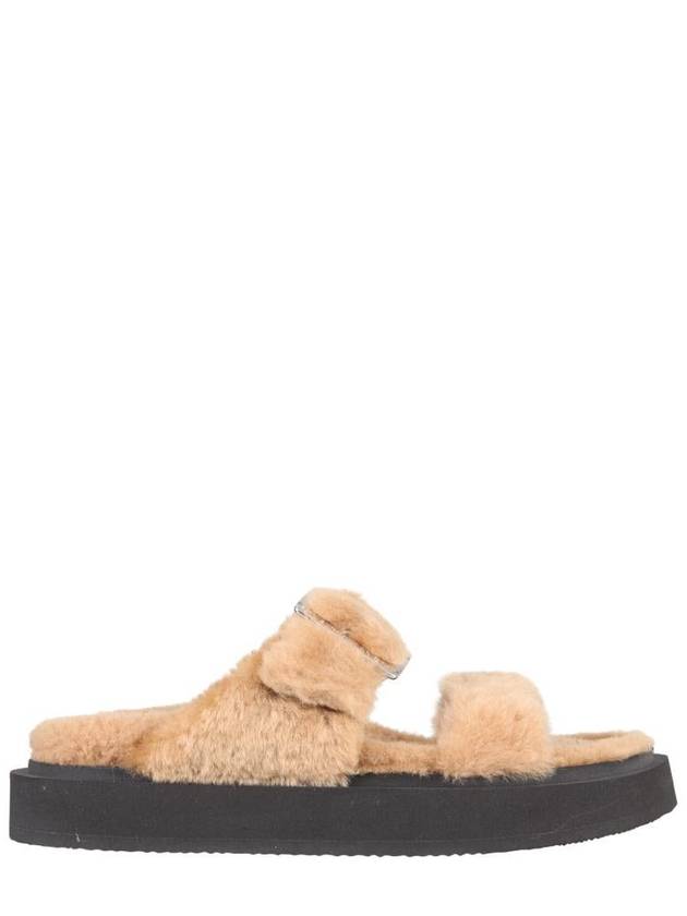 Giuseppe Zanotti Shearling Sandals - GIUSEPPE ZANOTTI - BALAAN 1