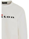 UMK025916002 White logo printing crew neck tshirt - KITON - BALAAN 2