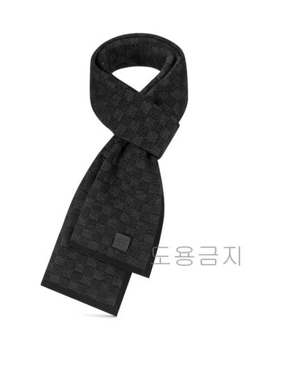 Neo Petit Damier Scarf Dark Grey - LOUIS VUITTON - BALAAN 2