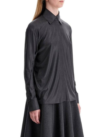 fluid jersey lamÃ nk blouse in - NORMA KAMALI - BALAAN 2