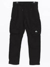 Chrome R Regular Zipper Cargo Straight Pants Black - CP COMPANY - BALAAN 4