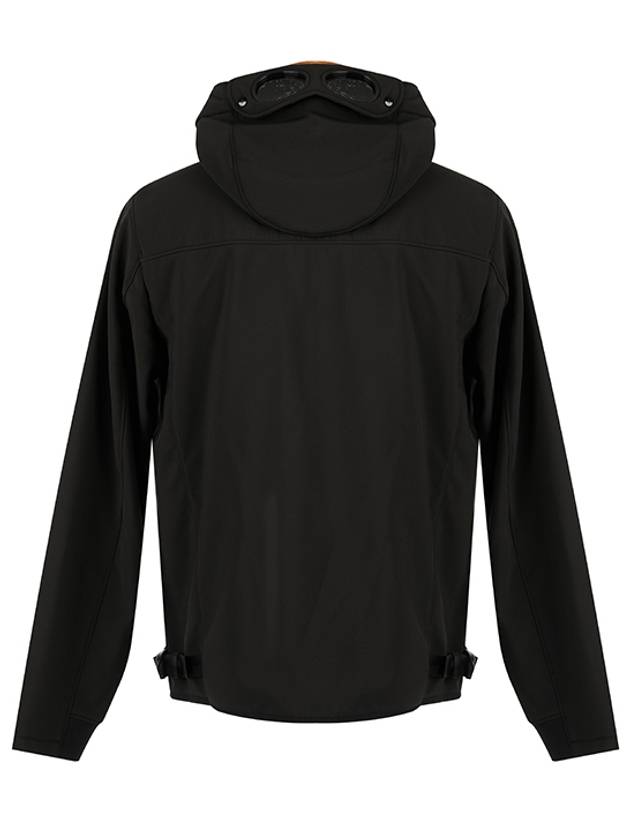 Shell Goggles Hooded Jacket Black - CP COMPANY - BALAAN 4