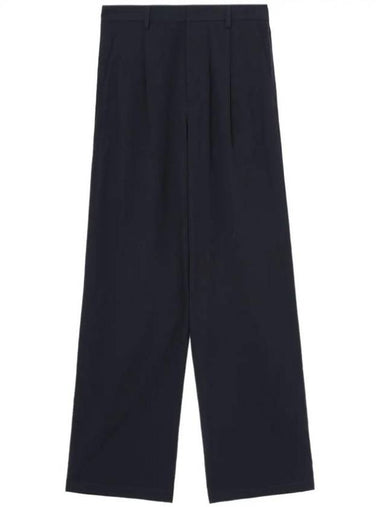 Hard Twist Straight Pants Dark Navy - AURALEE - BALAAN 1