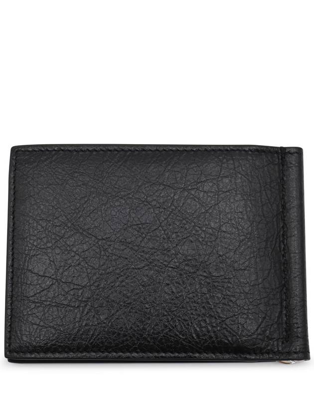 Logo Money Clip Half Wallet Black - BALENCIAGA - BALAAN 3