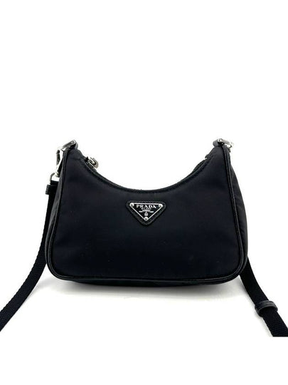 1TT122 Tesuto nylon re edition mini 2way hobo bag - PRADA - BALAAN 2