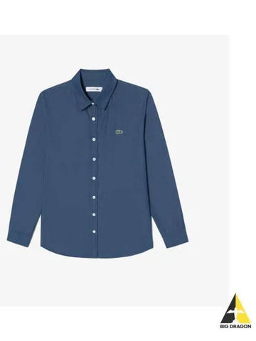 Women s Regular Fit Denim Like Shirt Jincheon - LACOSTE - BALAAN 1