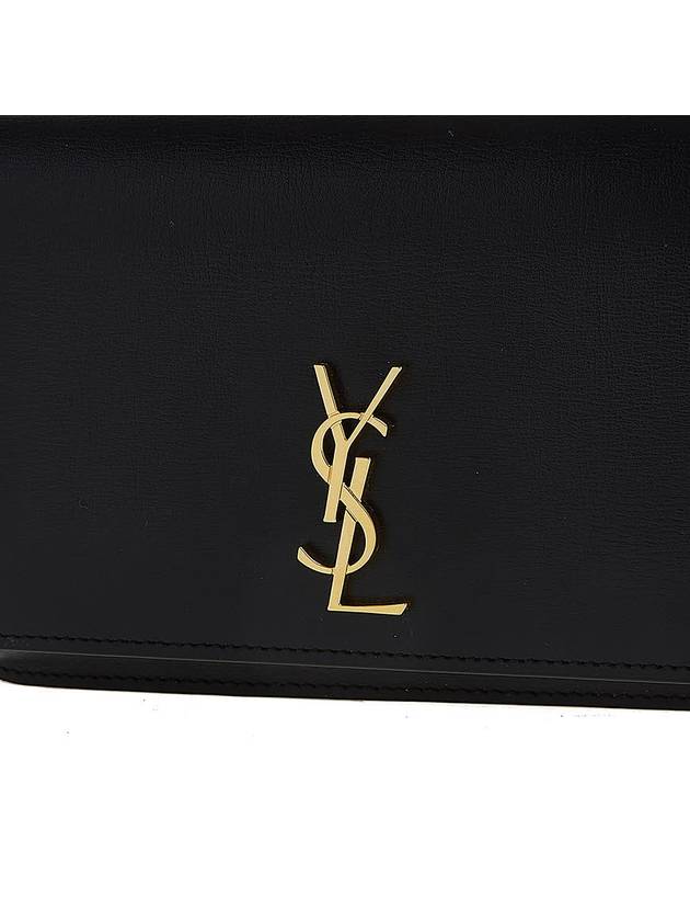 Cassandra Phone Holder Strap Cross Bag Black - SAINT LAURENT - BALAAN 8