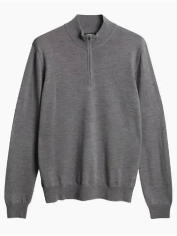 KIYAN QUARTER ZIP SWEATER FMKW11608 U218 Men s zipper - J.LINDEBERG - BALAAN 1