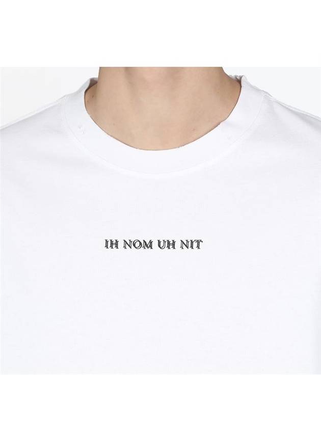 David Bowie Oversized Fit Short Sleeve T-Shirt White - IH NOM UH NIT - BALAAN 6