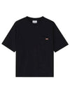 Logo Patch Short Sleeve T-Shirt Black - ACNE STUDIOS - BALAAN 2