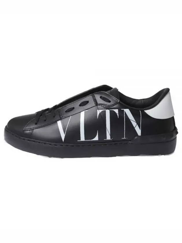 VLTN Logo Low Top Sneakers Black - VALENTINO - BALAAN 2