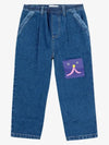 Funny Face Denim Jogger Pants B224AC106 Italian Kids - BOBO CHOSES - BALAAN 1