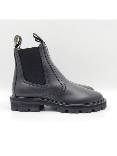 Margaret Calfskin Chelsea Boots Black - CELINE - BALAAN 2