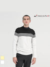 block color combination casual sweaterHC1MSW001 - HOLIC&PLAY - BALAAN 2