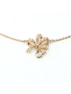 Hyperbola Volta Bow Pendant Necklace Rose Gold - SWAROVSKI - BALAAN 3