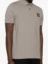 Pique Stretch Cotton Short Sleeve Polo Shirt Dove Grey - STONE ISLAND - BALAAN 3