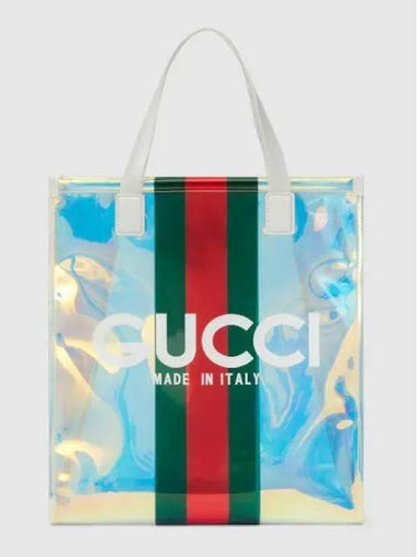 Web Small Transparent Tote Bag - GUCCI - BALAAN 1