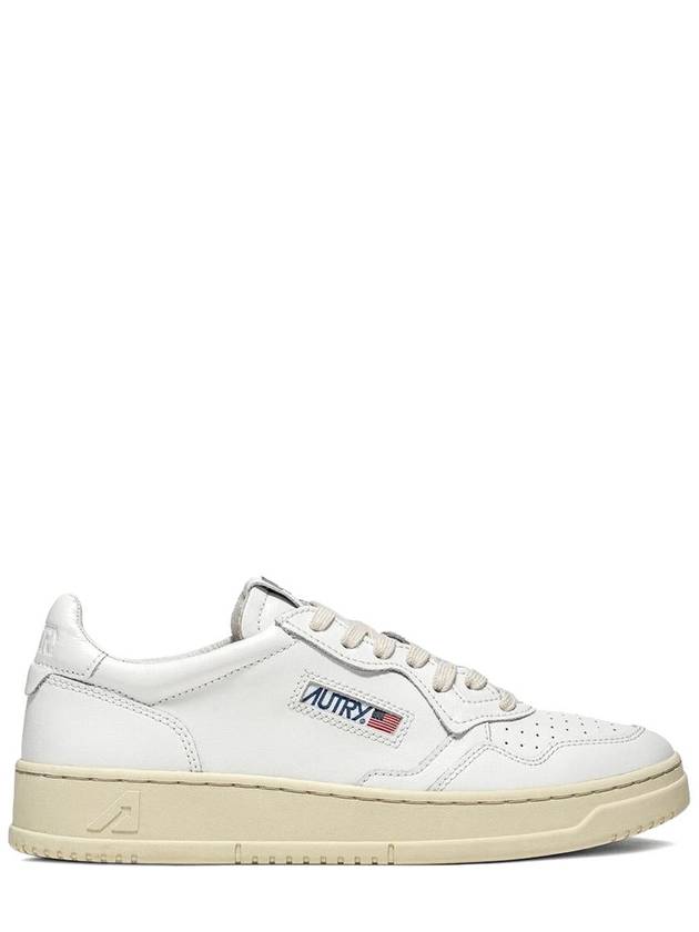 Medalist Leather Low Top Sneakers White - AUTRY - BALAAN 2