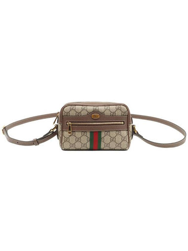 GG Supreme Canvas WEB Ophidia Mini Cross Bag 517350 - GUCCI - BALAAN 1