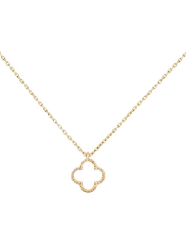 Sweet Alhambra Pendant Necklace Gold White - VANCLEEFARPELS - BALAAN 1