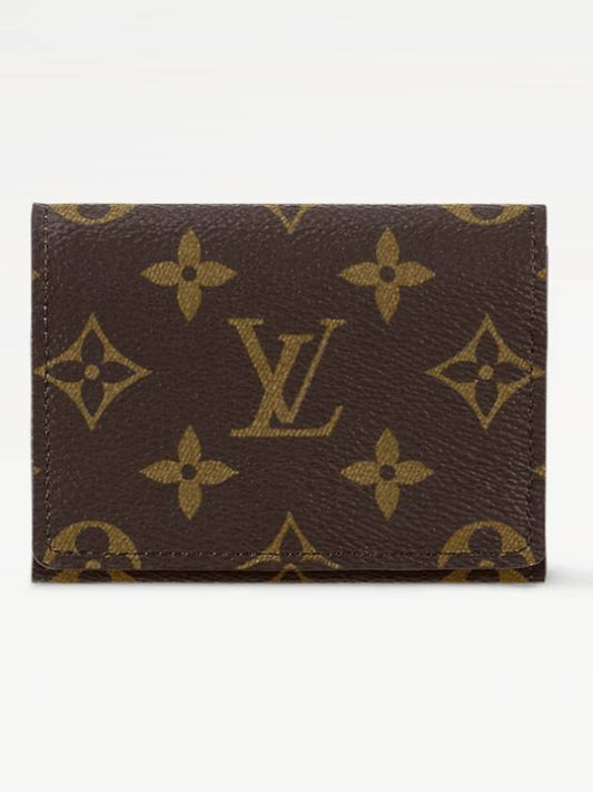 Enveloppe Carte De Visite Monogram Card Wallet Brown - LOUIS VUITTON - BALAAN 2