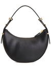 Arque Leather Shoulder Bag Black - PRADA - BALAAN 5