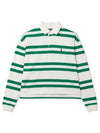 W Striped Cropped Jersey Rugby Shirt White - POLO RALPH LAUREN - BALAAN 2