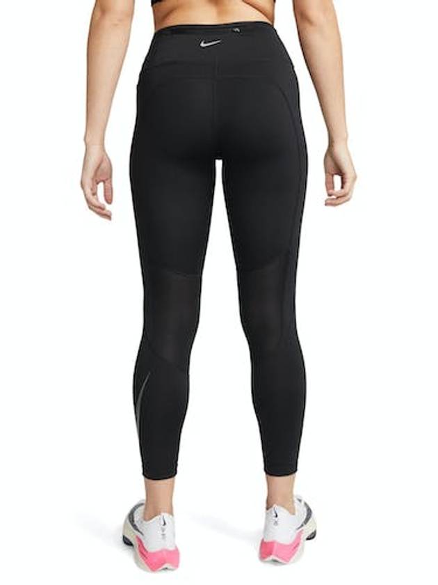 Women's Dri-FIT Fast Swoosh Hybrid Leggings Black - NIKE - BALAAN 4