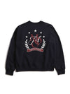 Overfit Willow Logo SweatshirtNavy - MOO - BALAAN 1