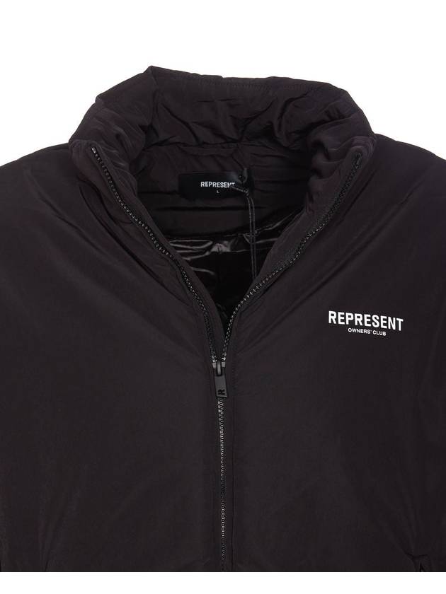 Represent Black Down Jacket - REPRESENT - BALAAN 3