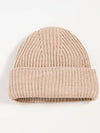 Fox Head Patch Ribbed Beanie Beige - MAISON KITSUNE - BALAAN 4