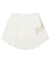 Utility pleated skirt IVORY WOMAN - MALBON GOLF - BALAAN 1