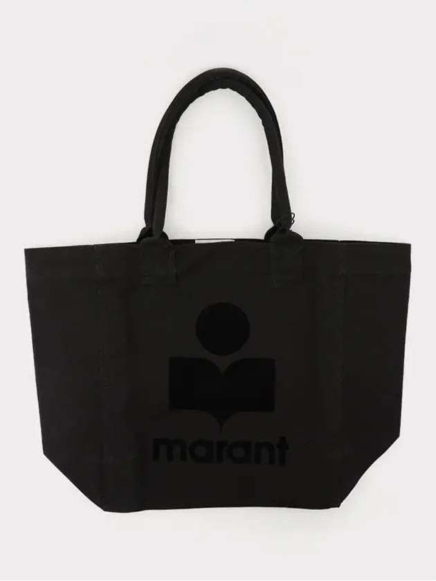 Yenky Logo Tote Bag Black - ISABEL MARANT - BALAAN 4