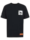 Logo Short Sleeve T-Shirt Black - HERON PRESTON - BALAAN 2