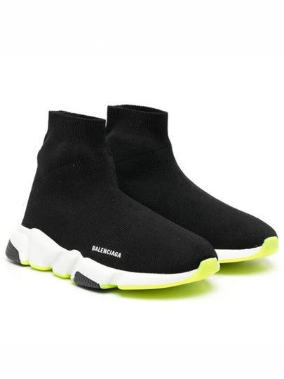 Kids Logo Speedrunner Sneakers Black - BALENCIAGA - BALAAN 2