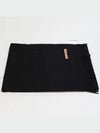 Logo Wool Fringe Scarf Black - ACNE STUDIOS - BALAAN 3