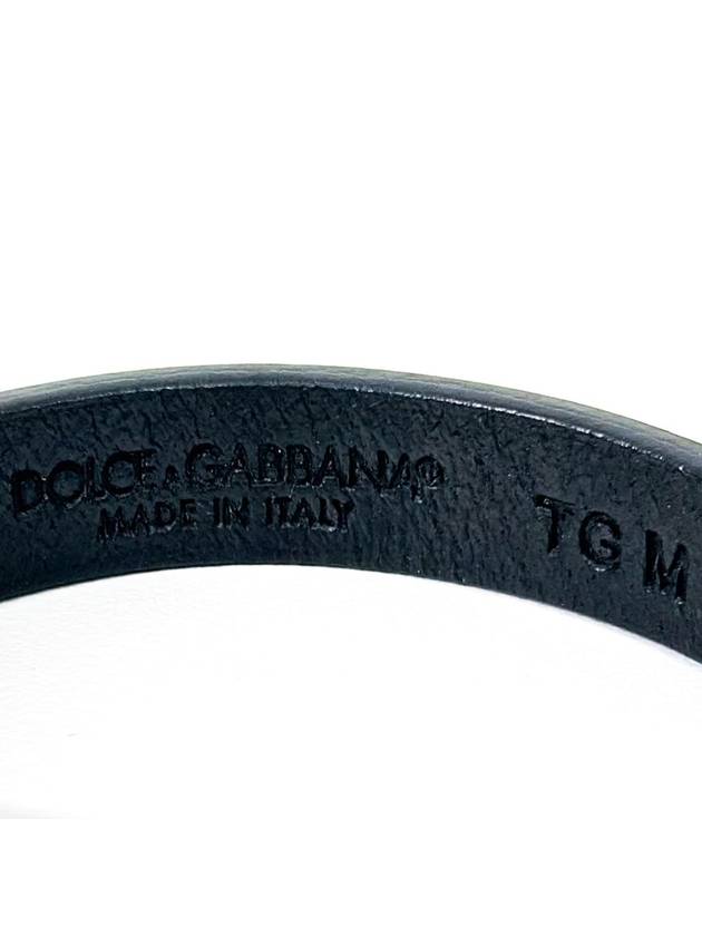 OS DG Men s Calfskin Plate Bracelet - DOLCE&GABBANA - BALAAN 5