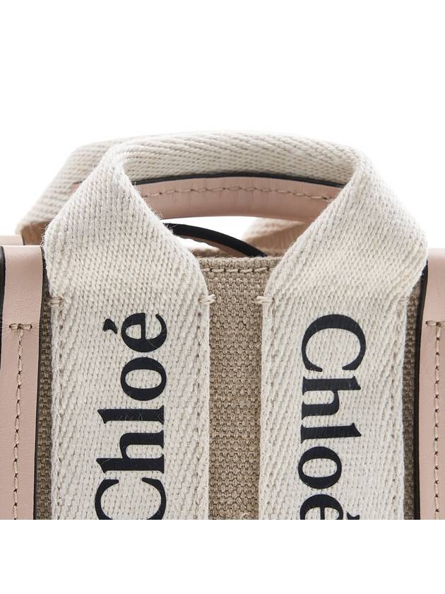 Nano Woody Tote Bag Cement Pink - CHLOE - BALAAN 8