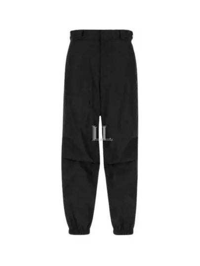 Triangle Logo Re-Nylon Jogger Track Pants Black - PRADA - BALAAN 2