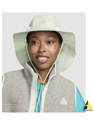 ACG Apex Storm Fit Bucket Hat Vapor Green Spring FQ6845 376 - NIKE - BALAAN 1