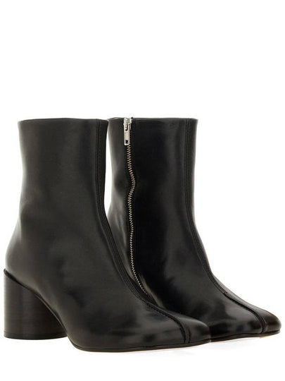 Mm6 Maison Margiela Stitch-Out Leather Boot - MAISON MARGIELA - BALAAN 2