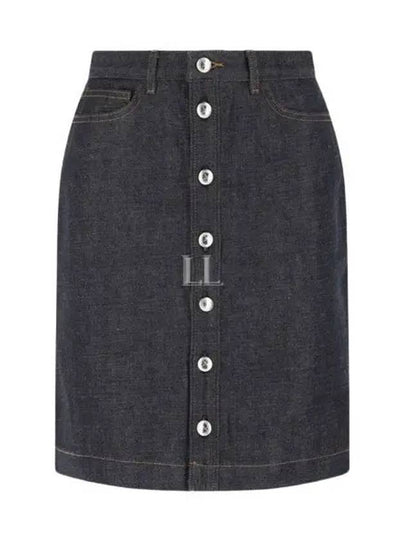 Women's Therese A-Line Skirt Indigo - A.P.C. - BALAAN 2