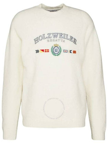 Holzweiler Cohen Regatta Boucle Crewneck Sweater, Size Small - HOLZWEILER - BALAAN 1