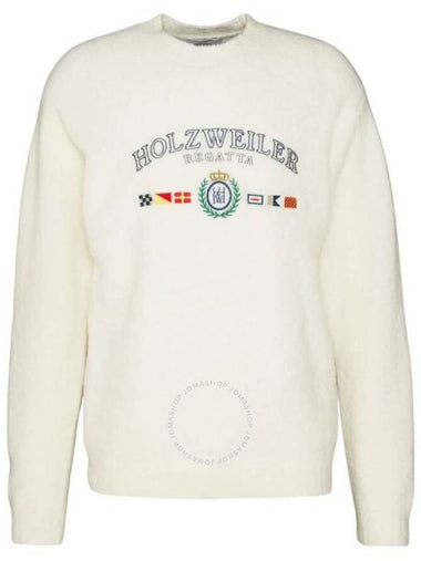 Holzweiler Cohen Regatta Boucle Crewneck Sweater, Size Small - HOLZWEILER - BALAAN 1