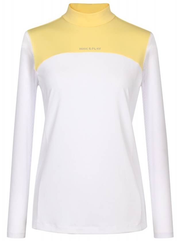 UV blocking high neck mesh long sleeve t-shirtHC2WTS012 - HOLIC&PLAY - BALAAN 3