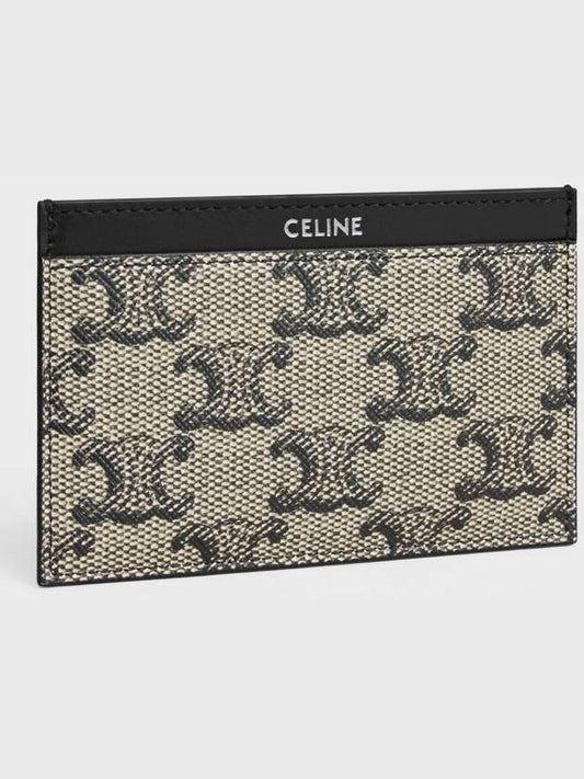 card wallet Triomphe canvas calfskin - CELINE - BALAAN 2