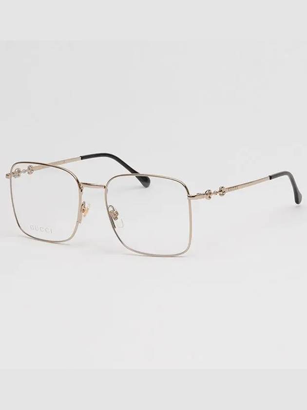 Eyewear Square Metal Glasses Gold - GUCCI - BALAAN 7