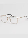 Eyewear Square Metal Glasses Gold - GUCCI - BALAAN 4